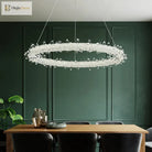 Diana - Modern Crystal Circle Chandelier (Choose Your Size & Tiers)