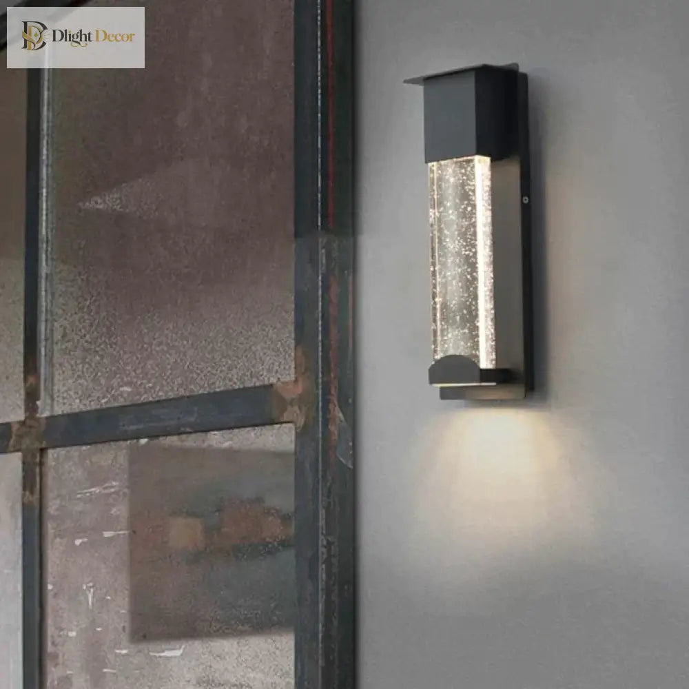 Diane’s Led Wall Lighting With Pir Motion Sensor - Crystal Outdoor Ip65 Waterproof Sconce For