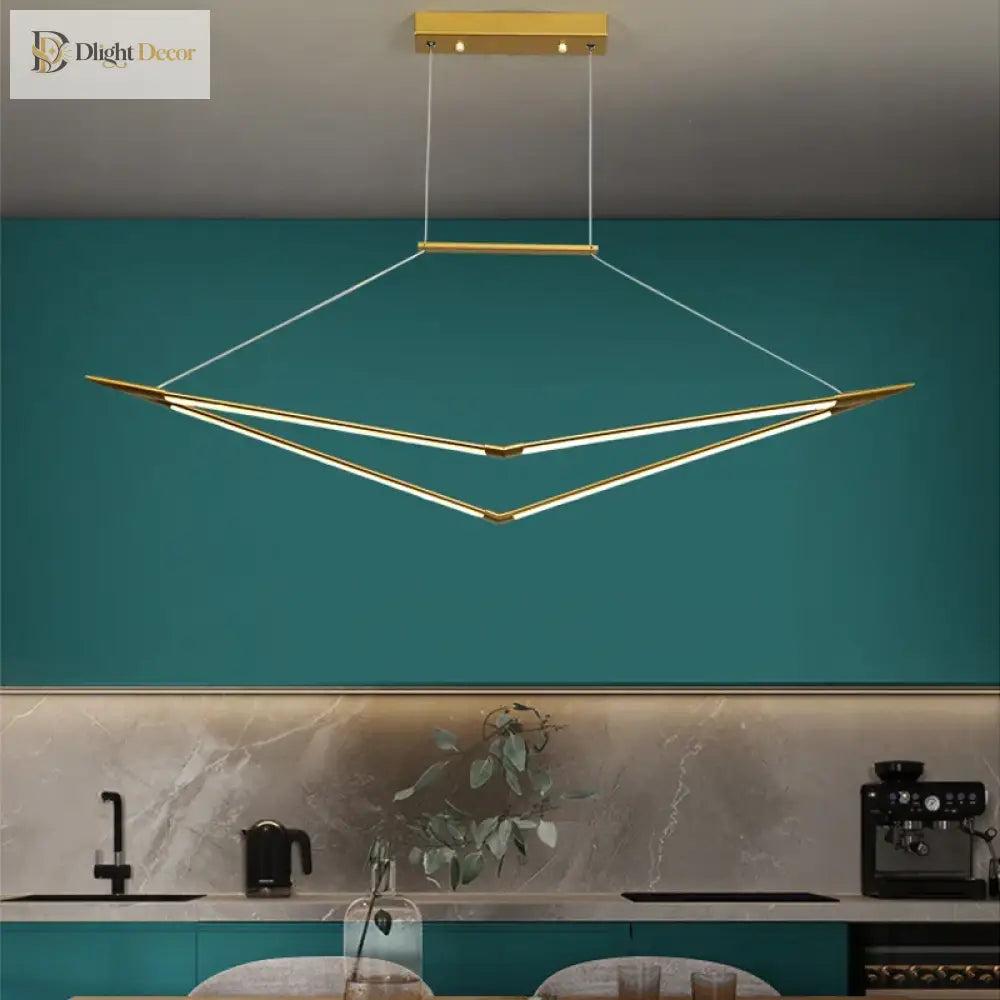 Contemporary Rc + Dimmable Chandelier - Perfect For Living Rooms Dining And Kitchens In Black White