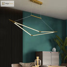 Contemporary Rc + Dimmable Chandelier - Perfect For Living Rooms Dining And Kitchens In Black White
