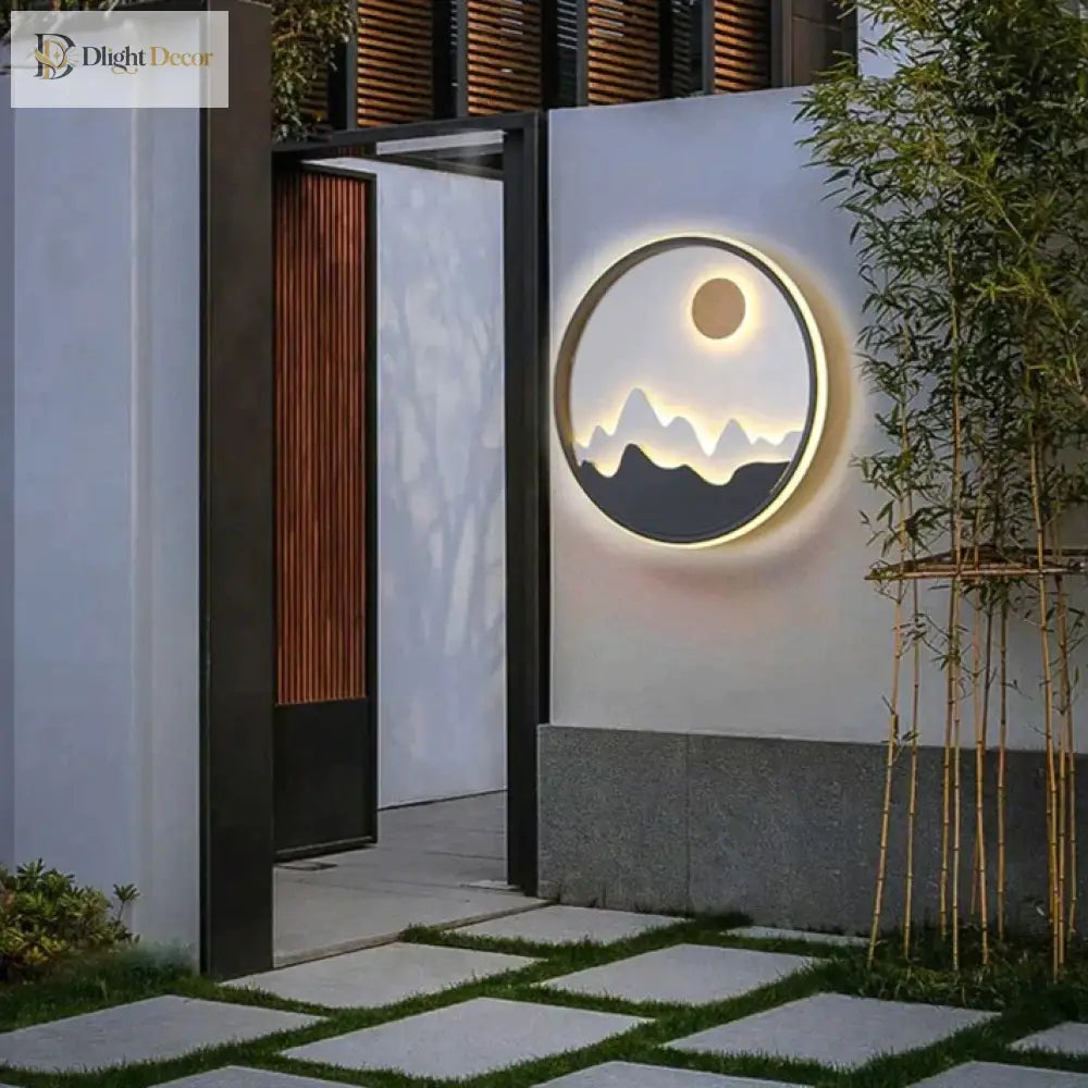 Éléonore’s Dimmable Aluminum Wall Street Lamp - Modern Outdoor Lighting For Garden And