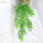 Dlight Decor 105cm Hanging Bamboo Leaf Vine for Garden and Home Wall Decor