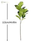 Dlight Decor 113cm Tropical Ficus Tree with Rubber Style Leaves