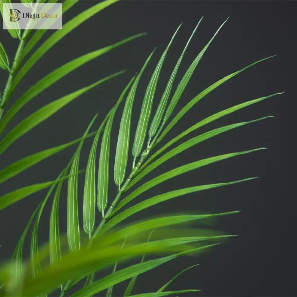 Dlight Decor 120cm Tall Palm Tree Branch with Coconut Leaves for Home and Office Decor