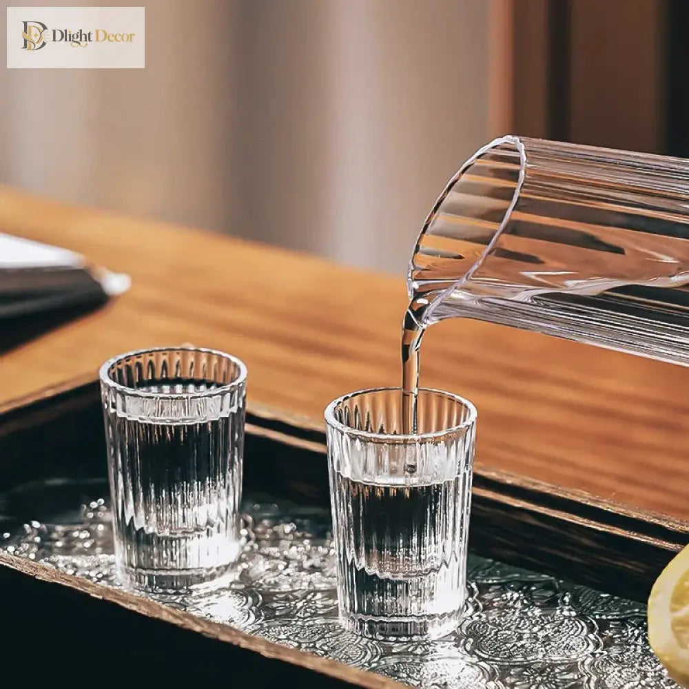 Dlight Decor 12pc Mini Shot Glass Set 20ml Clear Style 20ml / 12pcs Glass