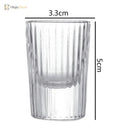Dlight Decor 12pc Mini Shot Glass Set 20ml Clear Style 20ml / 12pcs Glass
