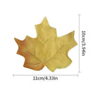 Dlight Decor 12pcs Autumn Maple Leaves for Christmas and Seasonal Decor B1