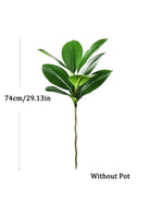 Dlight Decor 140cm Banyan Tree with Real Touch Fiddle Leaves for Home and Office Decor 74cm