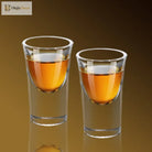 Dlight Decor 15ml Thick-Bottom Shot Glass – Single Baijiu & Spirits Cup 1pcs / 15ml