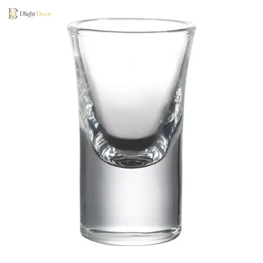 Dlight Decor 15ml Thick-Bottom Shot Glass – Single Baijiu & Spirits Cup 1pcs / 15ml