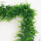 Dlight Decor 175cm Tropical Fern Vine Hanging Plant for Home and Garden Wall Decor