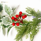 Dlight Decor 180cm Christmas Vine with Pine Leaves and Red Berries