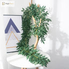 Dlight Decor 200cm Eucalyptus Vine with Willow Leaves for Hanging Decor