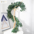 Dlight Decor 200cm Eucalyptus Vine with Willow Leaves for Hanging Decor