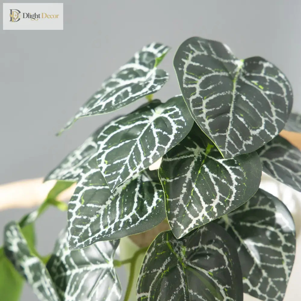 Dlight Decor 25cm Monstera Leaf Vine for Desktop and Holiday Decor