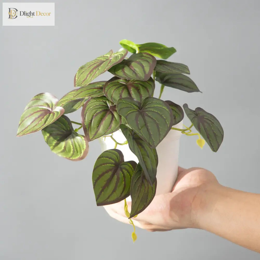 Dlight Decor 25cm Monstera Leaf Vine for Desktop and Holiday Decor