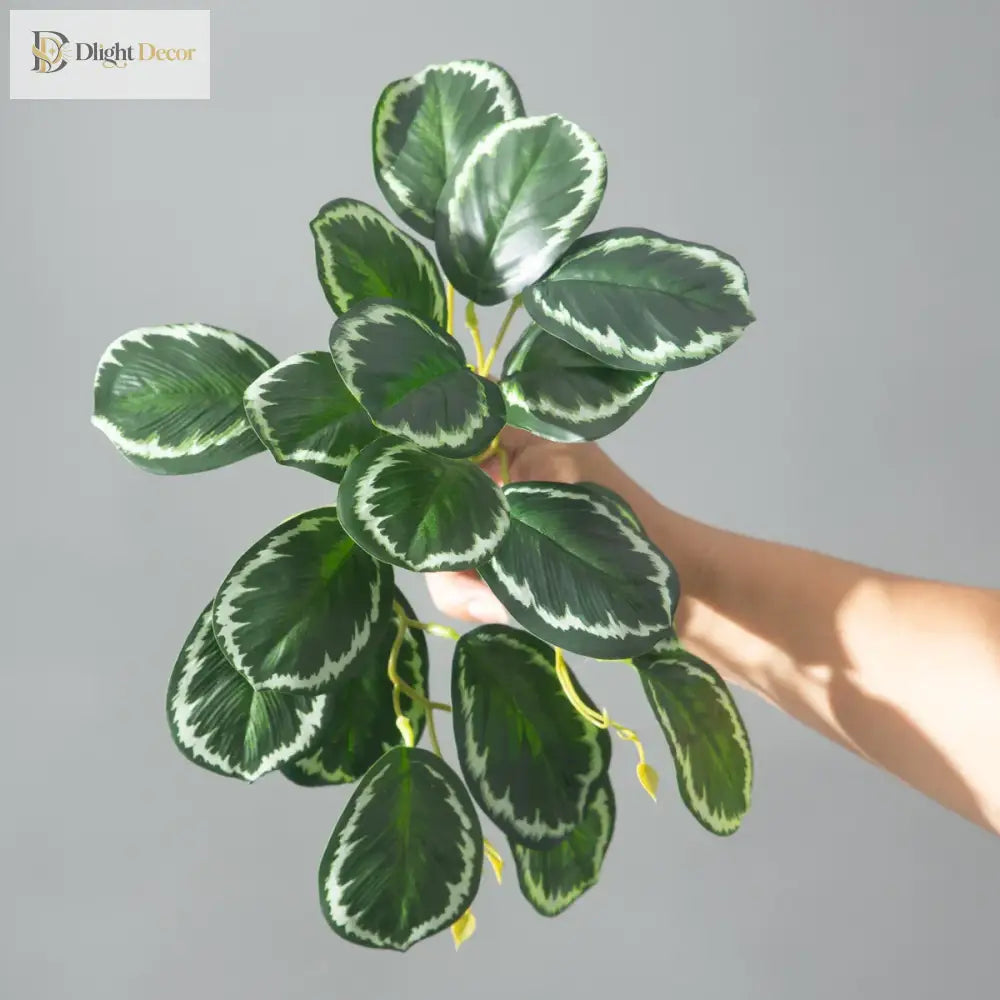 Dlight Decor 25cm Monstera Leaf Vine for Desktop and Holiday Decor