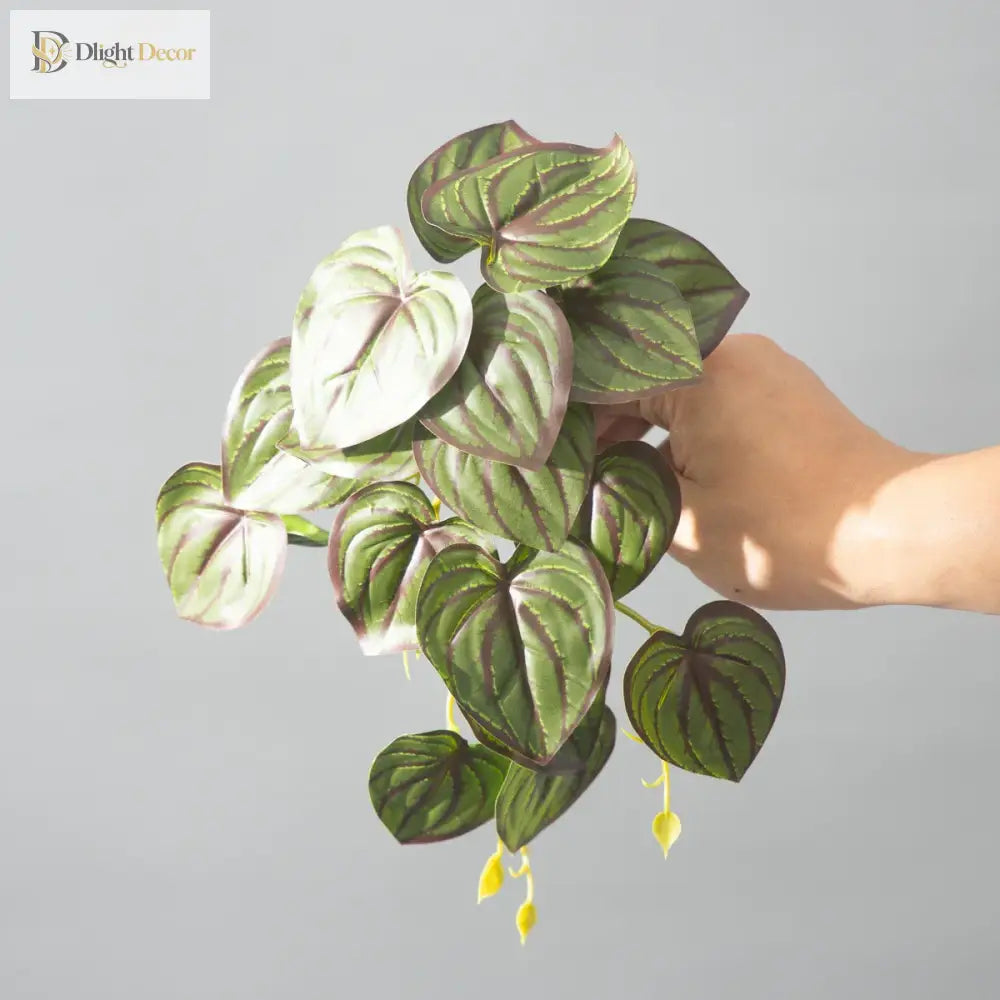 Dlight Decor 25cm Monstera Leaf Vine for Desktop and Holiday Decor