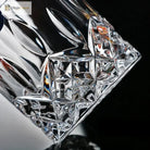 Dlight Decor 2pc 230ml Crystal Embossed Glass Cup Set – Whiskey Wine & Water 230ml / 2pcs