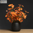 Dlight Decor 33cm Four Leaf Clover Plant with Bell Tree Leaves for Home and Party Decor
