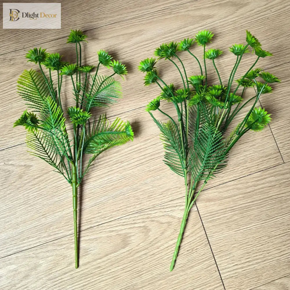 Dlight Decor 37cm Eucalyptus Money Plant Branch for Home and Garden Decor