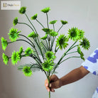 Dlight Decor 37cm Eucalyptus Money Plant Branch for Home and Garden Decor