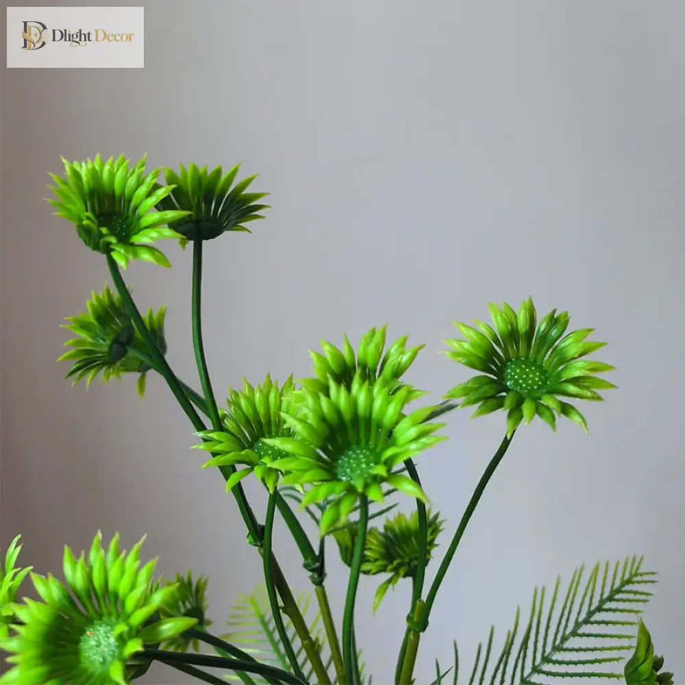 Dlight Decor 37cm Eucalyptus Money Plant Branch for Home and Garden Decor