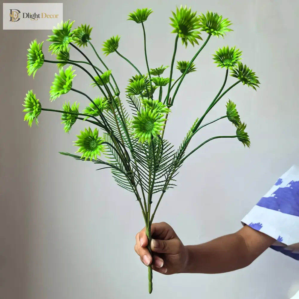 Dlight Decor 37cm Eucalyptus Money Plant Branch for Home and Garden Decor