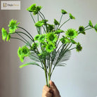 Dlight Decor 37cm Eucalyptus Money Plant Branch for Home and Garden Decor