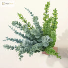 Dlight Decor 42cm Eucalyptus Branches with Money Leaves Set