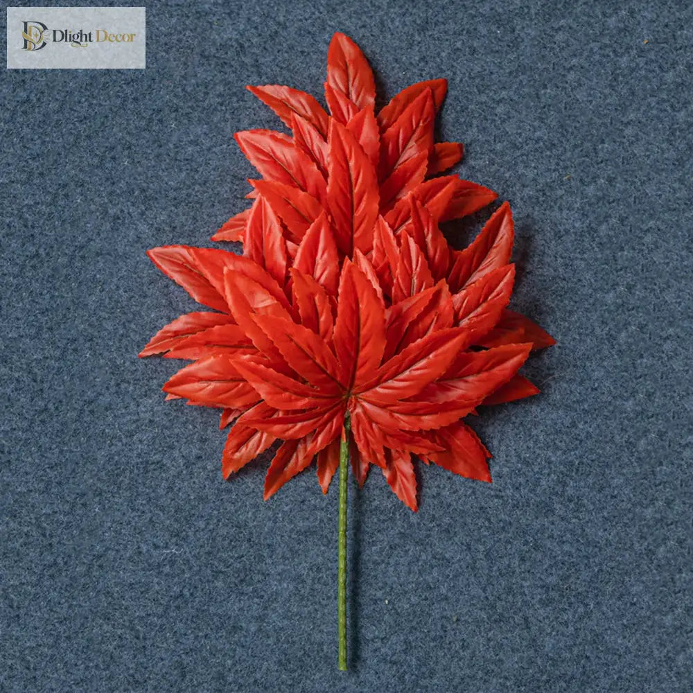 Dlight Decor 43cm Autumn Maple Leaf Branch for Fall Display