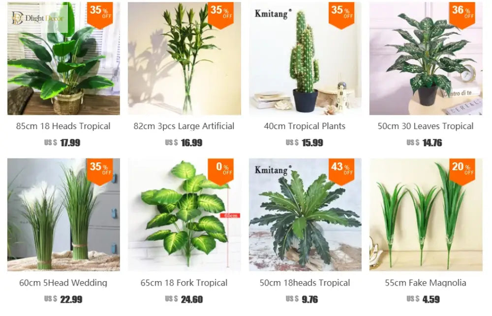 Dlight Decor 43cm Desert Cactus Plant with Foam Thorn Ball for Home and Garden Decor