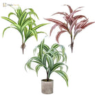Dlight Decor 43cm Dracaena Air Grass Branch with Bamboo Leaves for Desktop Decor