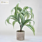 Dlight Decor 43cm Dracaena Air Grass Branch with Bamboo Leaves for Desktop Decor
