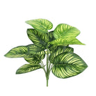 Dlight Decor 43cm Monstera Turtle Leaf Palm Branch for Home and Garden Decor 43cm No Pot C / Without Pot