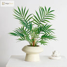 Dlight Decor 44cm Palm Plant Branch with Real Touch Monstera Leaves