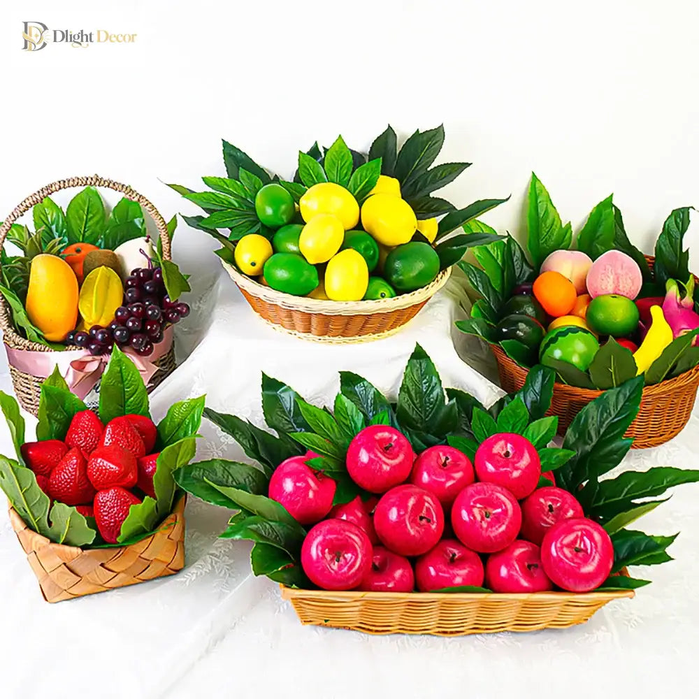 Dlight Decor 5 or 10pcs Tropical Fatsia Monstera Leaves for Table and Home Decor