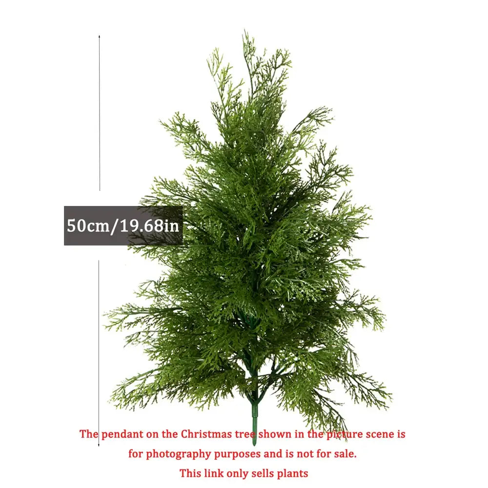 Dlight Decor 50cm Christmas Pine Tree with Realistic Cedar Branch L 50cm