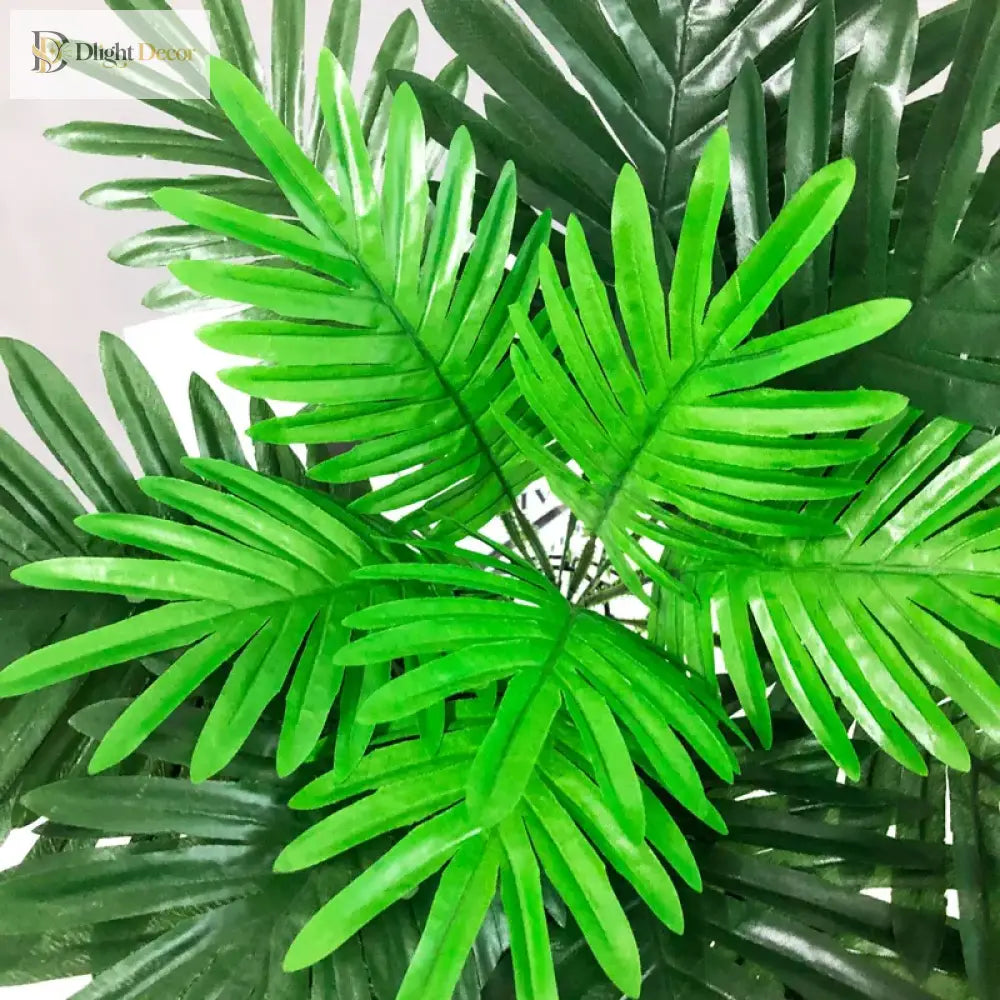 Dlight Decor 50cm Palm Plant with 18 Tropical Leaves 50cm 18Leaves
