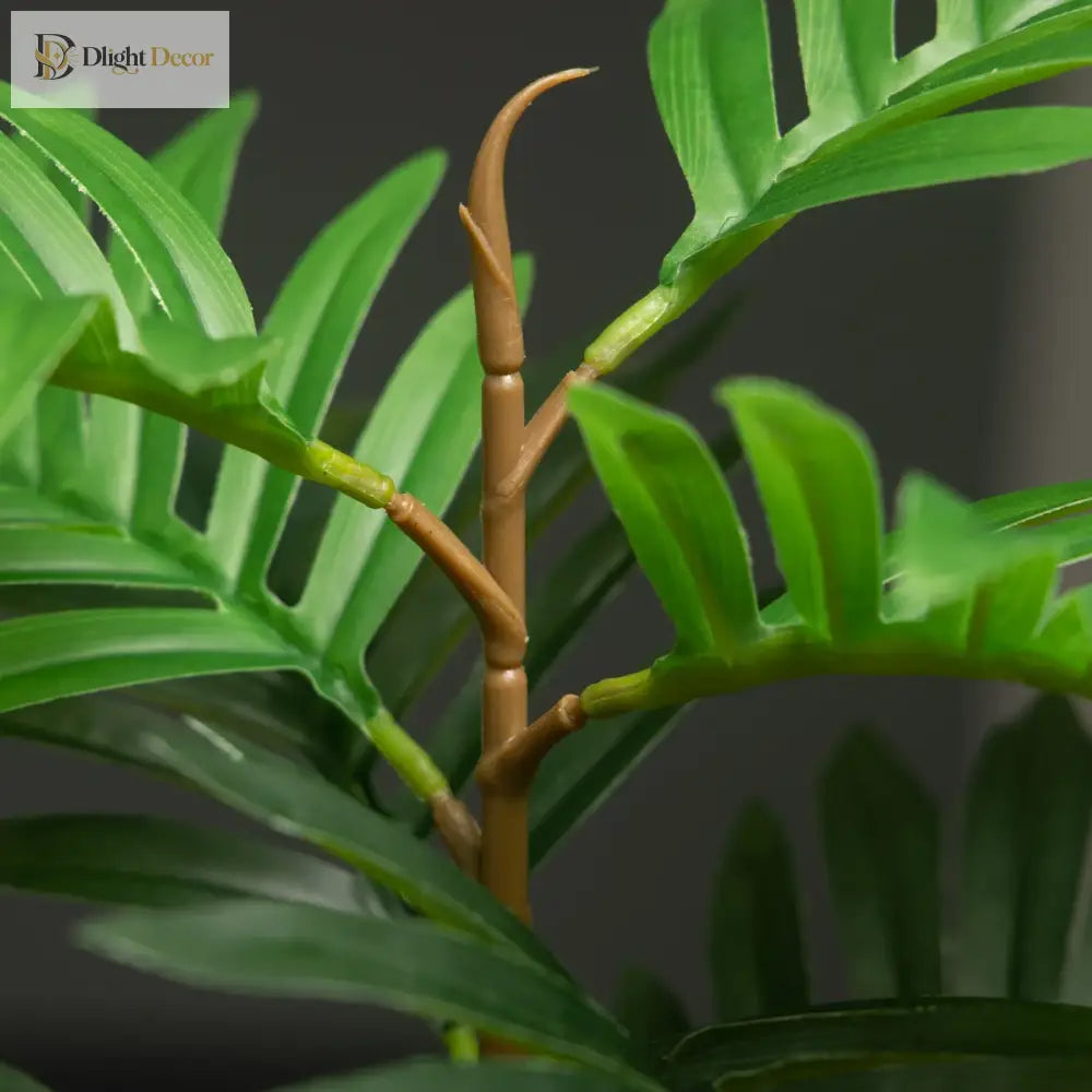 Dlight Decor 50cm Palm Tree with 14 Tropical Leaves