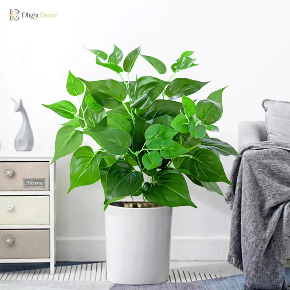 Dlight Decor 50cm Scindapsus Green Plant for Indoor Floor Display