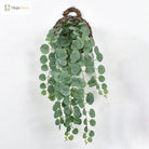 Dlight Decor 64cm Hanging Eucalyptus Vine with Apple Leaves