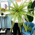 Dlight Decor 65cm Tropical Persian Palm Fern with Hanging Leaves