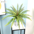 Dlight Decor 65cm Tropical Persian Palm Fern with Hanging Leaves