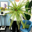 Dlight Decor 65cm Tropical Persian Palm Fern with Hanging Leaves L 65cm 30Leaves