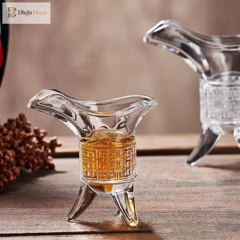 Dlight Decor 6pc Imperial Three-Foot Liquor Glass Set 20ml 6pcs / 20ml Cocktail Glasses