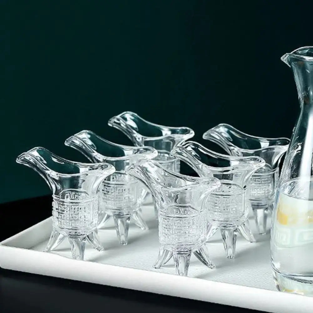 Dlight Decor 6pc Imperial Three-Foot Liquor Glass Set 20ml 6pcs / 20ml Cocktail Glasses