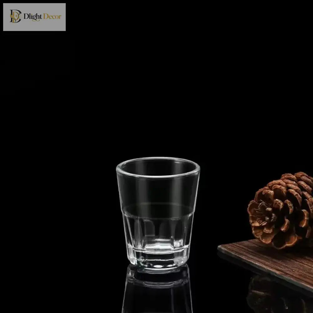 Dlight Decor 6pc Mini One-Sip Glass Set for Tea & Wine 20ml / 6pcs Cocktail Glasses