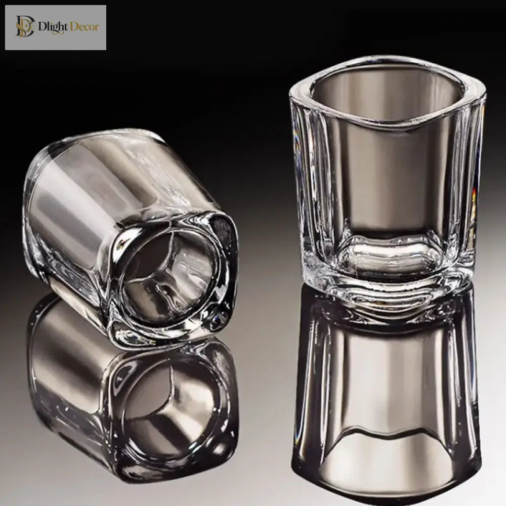 Dlight Decor 6pc Small White Wine & Spirits Glass Set 70ml / 6pcs Cocktail Glasses