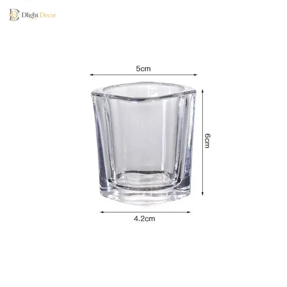 Dlight Decor 6pc Small White Wine & Spirits Glass Set 70ml / 6pcs Cocktail Glasses